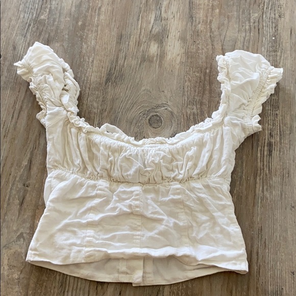 ELOUISE CROP TOP WHITE | PRINCESS POLLY - Picture 4 of 5